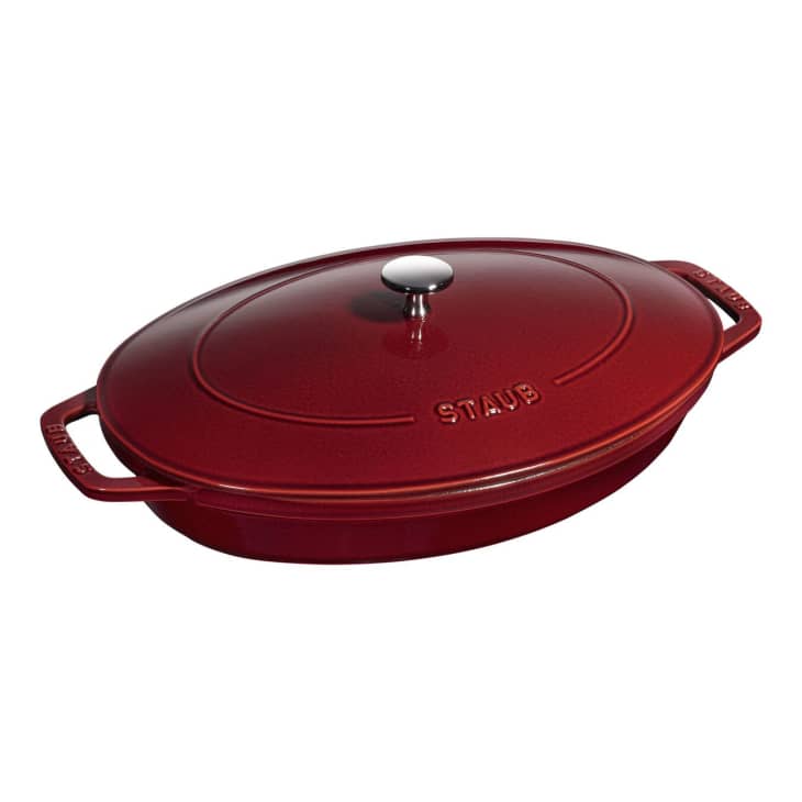 Product Image: Staub Cast Iron Oval Oven Dish, Grenadine - Visual Imperfections