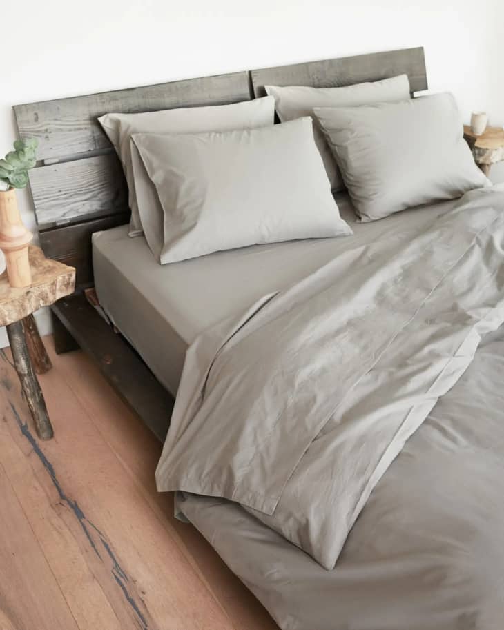 Organic Percale Luxe Sheet Set at Quince