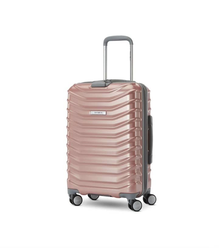 产品形象:新秀丽Spin Tech 5.0硬面行李箱，随身行李