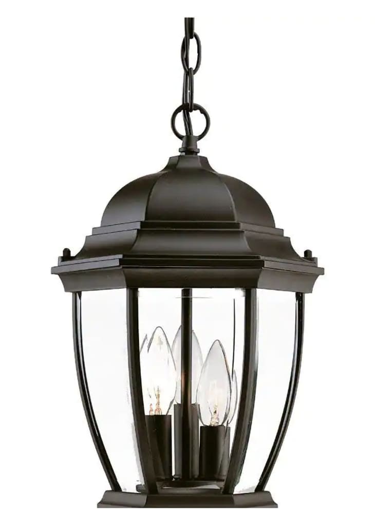 Product Image: Wexford Collection Hanging Lantern 3-Light Outdoor Matte Black Light Fixture