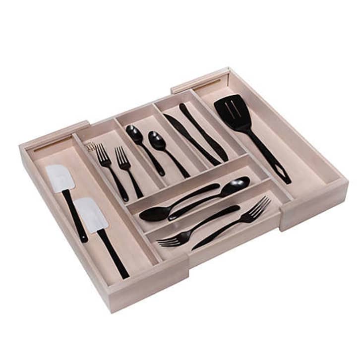 Squared Away 7-Compartment Expandable Flatware Organizer at Bed Bath & Beyond