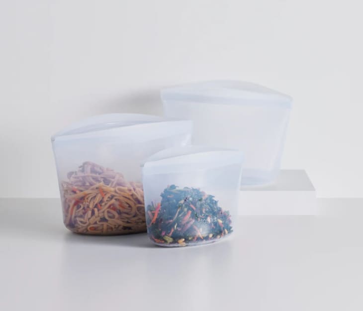 Reusable Food Storage Bag with Zip 3pc Freezer Bag