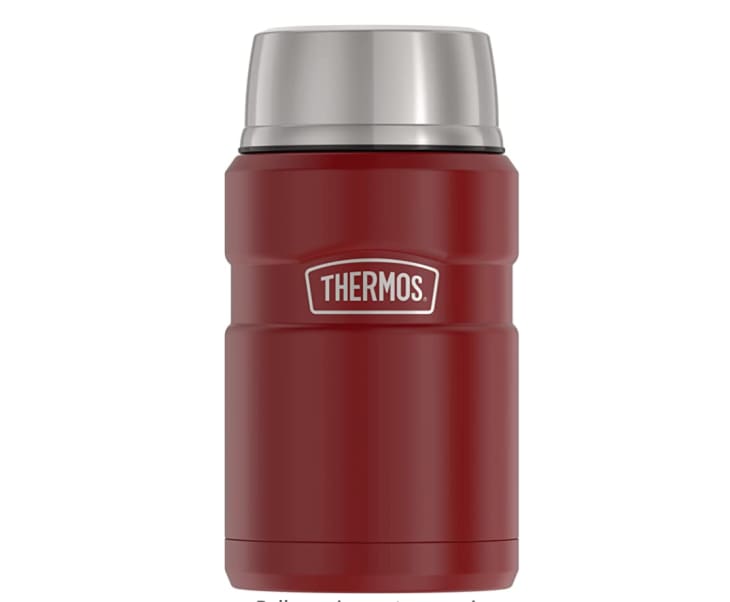 Product Image: Thermos Stainless King Vacuum-Insulated Food Jar, Matte Red