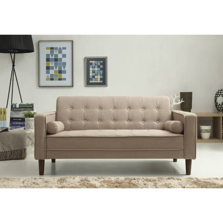 Product Image: Tappahannock 58" Wide Linen Square Arm Loveseat