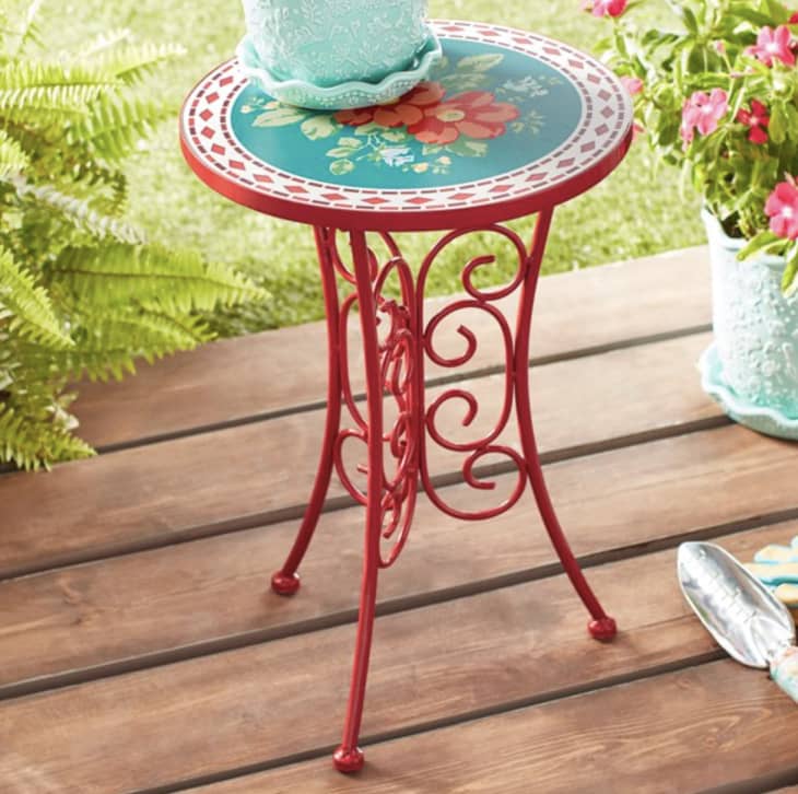 Product Image: The Pioneer Woman Knockdown Tile and Iron Round Vintage Plant Stand