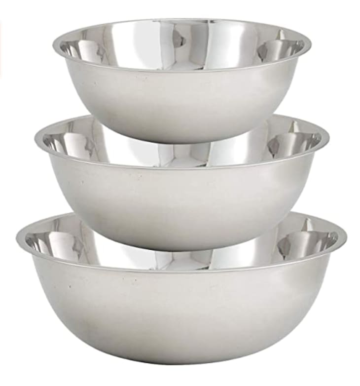 Product Image: Tiger Chef Large Stainless Steel Mixing Bowls Set