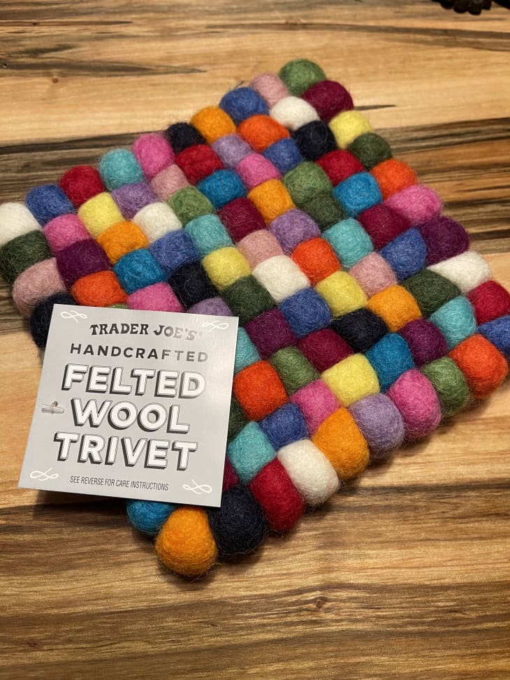 Trader Joe's Felted Wool Trivet The Kitchn