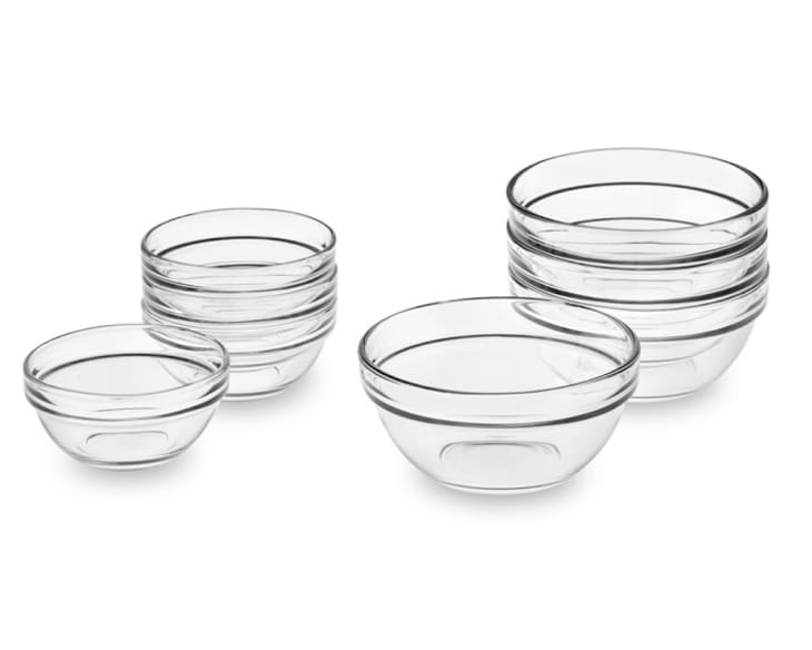 Glass Prep Mixing Bowls, Set of 8 at Williams Sonoma