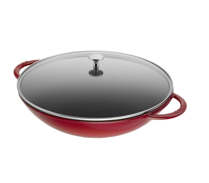 Product Image: Wok with Glass Lid, 14.5 inch, Cherry (Visual Imperfections)