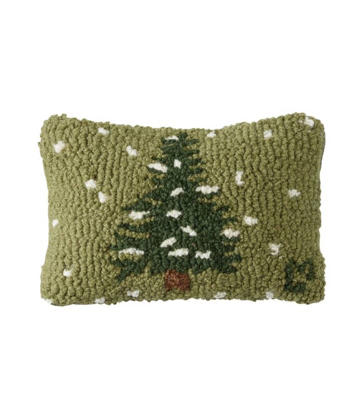 Product Image: Wool Hooked Throw Pillow, Flurries