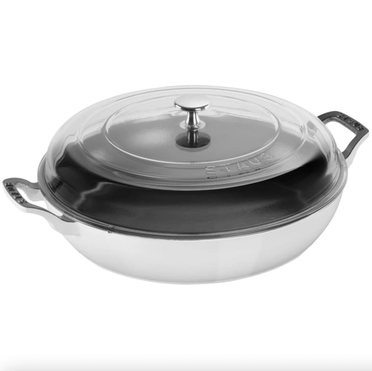 Staub 12-Inch Sauté Pan with Glass Lid (Visual Imperfections) at Zwilling