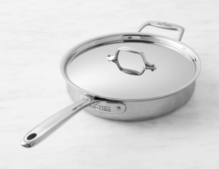 All-Clad G5 Graphite Core Stainless-Steel Saute Pan, 3-Qt. at Williams Sonoma