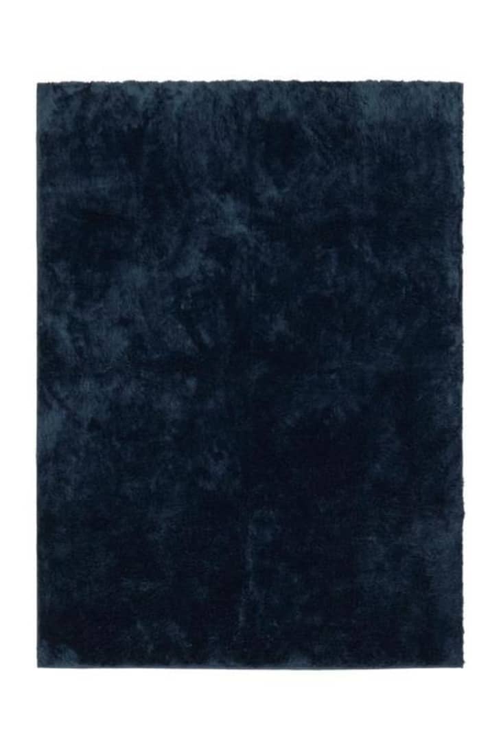 Product Image: Midnight Ocean Blue Plush Rug, 5 'x 7'