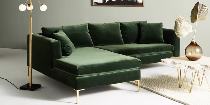 Anthropologie Petite Edlyn Sectional: Tried & Tested | Apartment Therapy