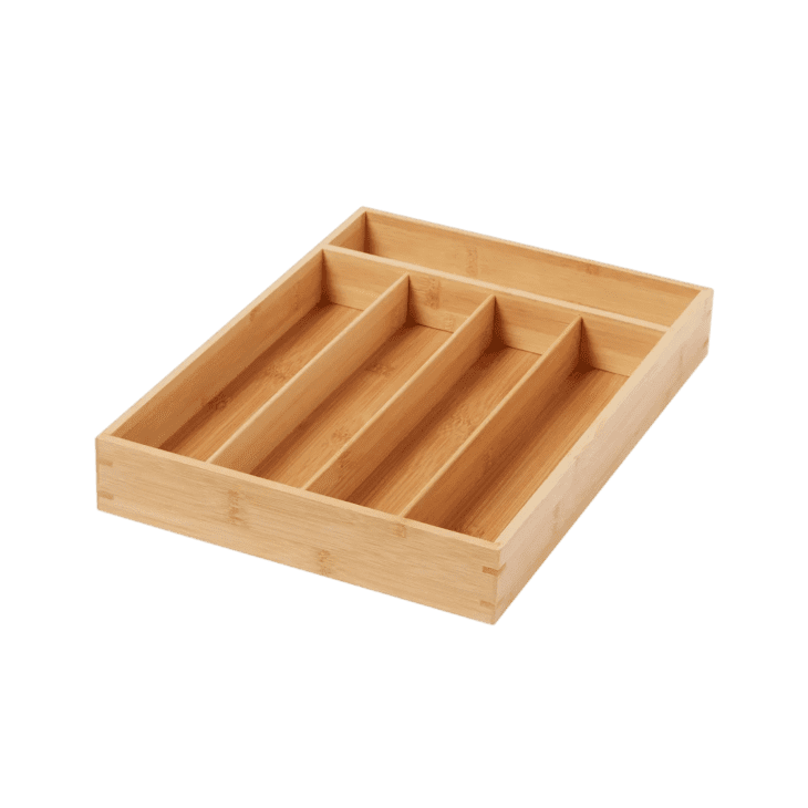 Brightroom Bamboo 5 Compartment Flatware Drawer Organizer at undefined