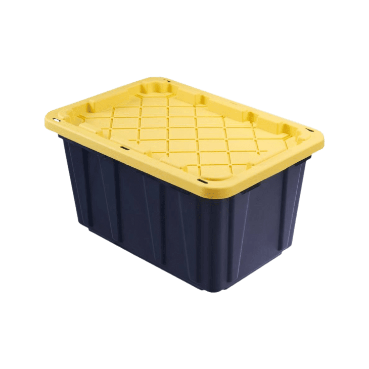 Ornavo Home Foldable Large Storage Bin with Handles and Lid - Set of 3 - Beige