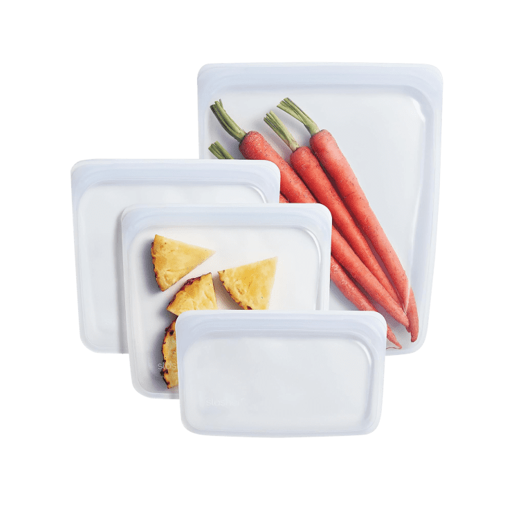 Stasher Reusable Silicone Storage Bags, 4-Pack at Amazon