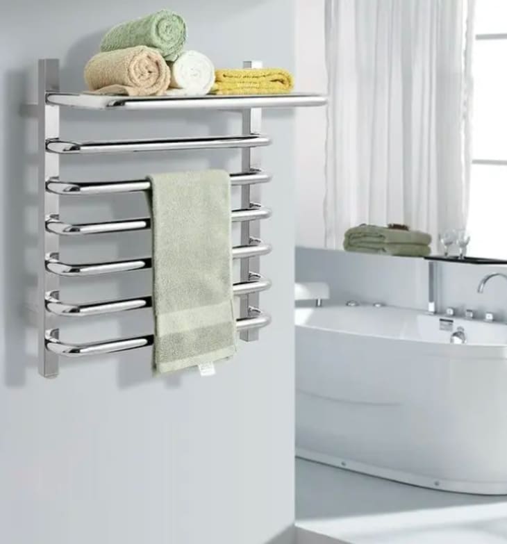 White 30 in Bath Towel Bar Rack Wall Mount Bathroom Washcloth Hanger Holder Rail 