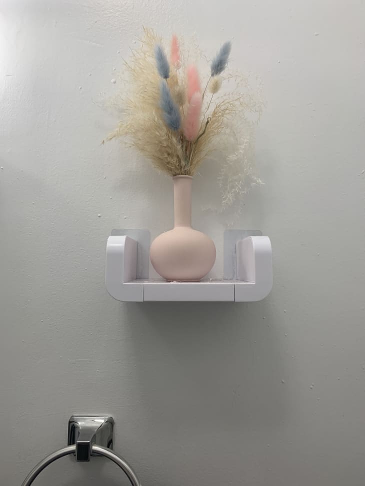 MAGOSIS Floating Shelves For Wall - No Drill White Shelving