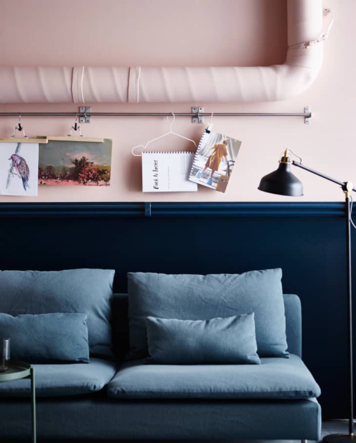 Featured image of post Blush Pink And Navy Bedroom / But typically, if it&#039;s in our bedroom or main living space, i now try to keep the.