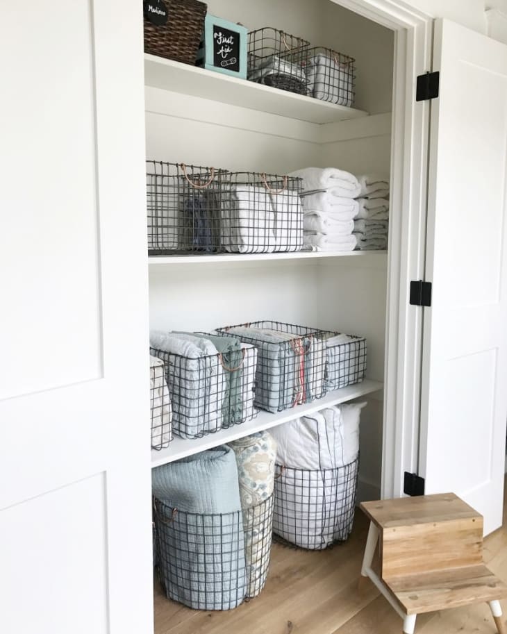 Linen Closet Organizing Ideas That Are Also Beautiful