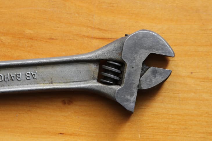 wrench on a table