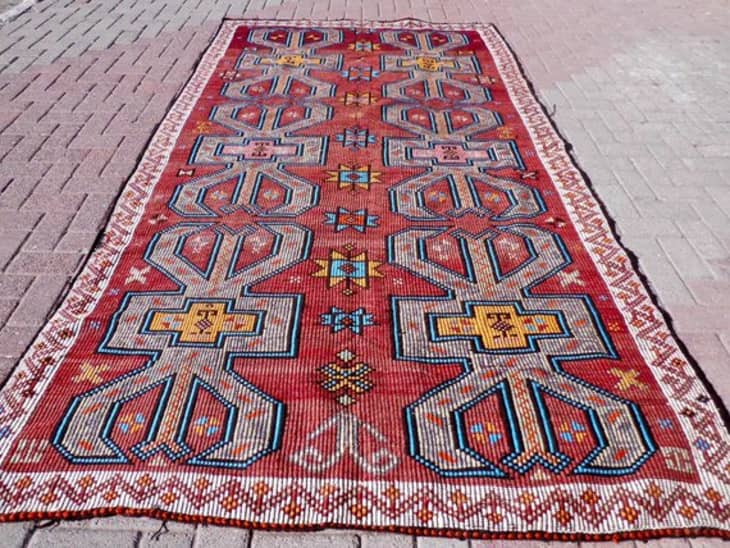 Colorful Oriental Traditional Floral Moroccan Bohemian Style Outdoor Rug by  Arteresting Official