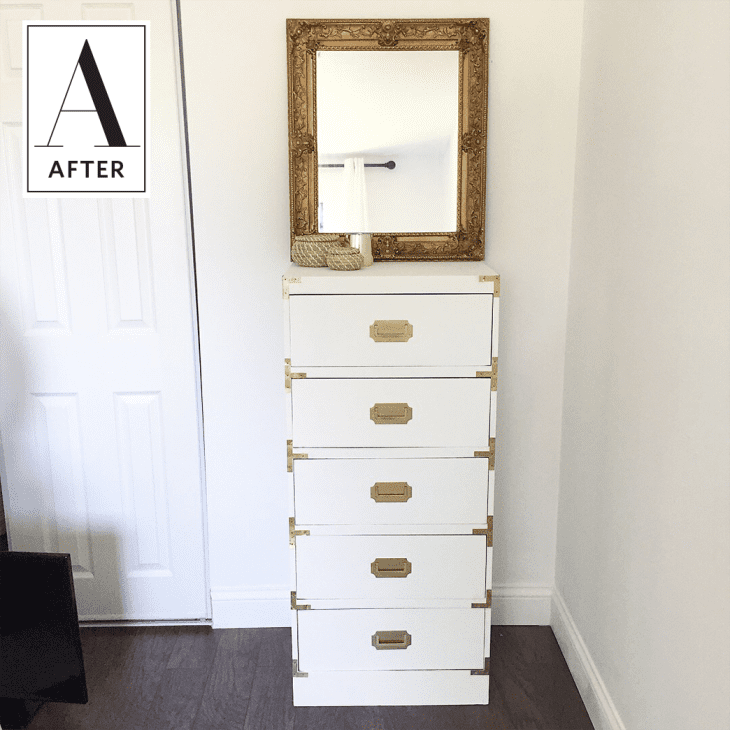 Before & After: How To Makeover a Campaign Style Dresser | Apartment Therapy