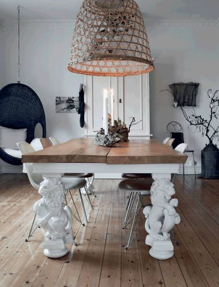 Look We Love: Traditional Table Plus Modern Chairs