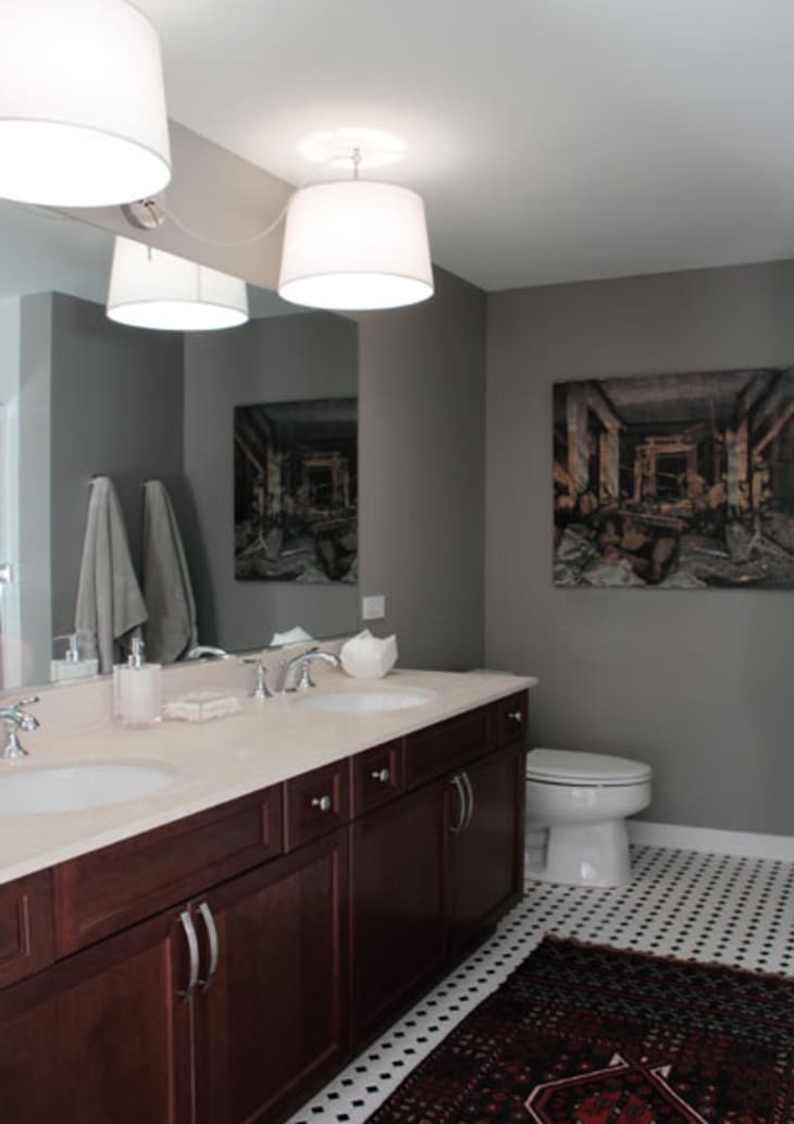 Sean s DIY Bathroom Lighting  Makeover Apartment  Therapy  Sean s DIY Bathroom Lighting  Makeover Apartment  Therapy