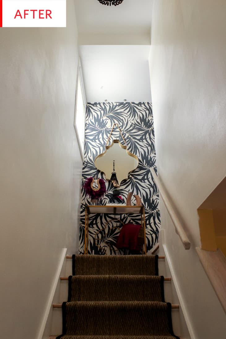 Staircase Decorating Idea - Accent Wall Photos | Apartment Therapy