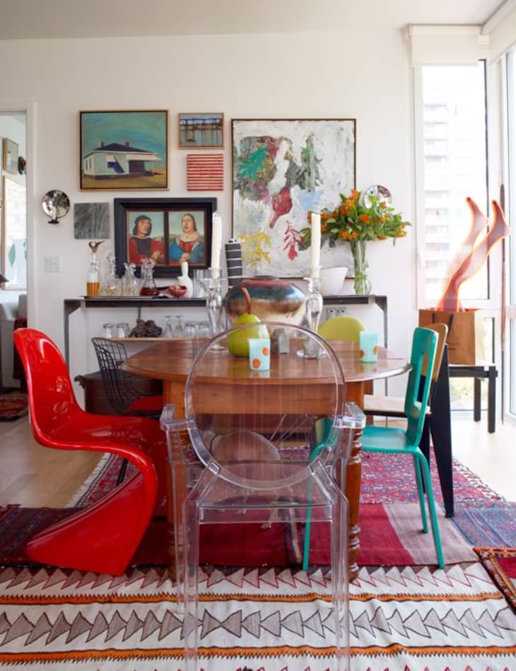 Look We Love: Traditional Table Plus Modern Chairs