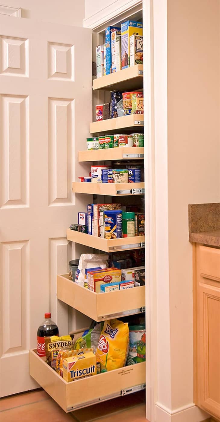 Stop Losing Items in Your Pantry: Try Pull-Out Trays 