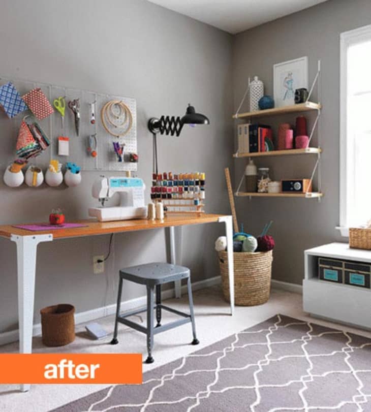 Before & After: Bright Craft Room Redux | Apartment Therapy