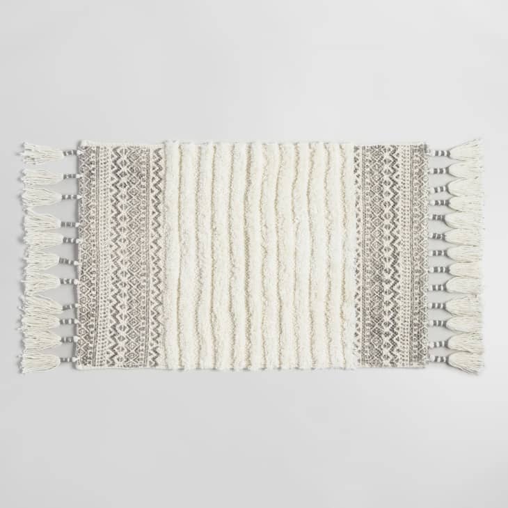 woven bath mat