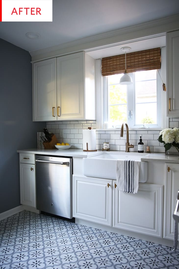 How to Update Old White Kitchen Cabinets - Photos | Apartment Therapy