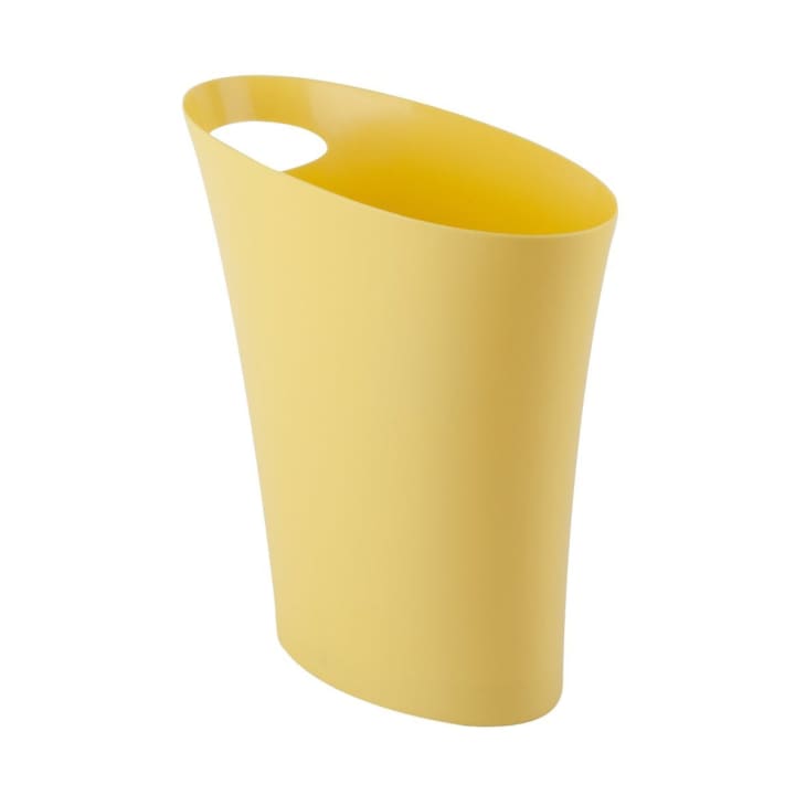  GANAZONO Basketball Trash can Square Trash can Decorative Trash  can Retro Trash can Portable Trash can Cleaning Buckets for Household use  Yellow Trash can Plastic Office Simple Decorate : Patio, Lawn