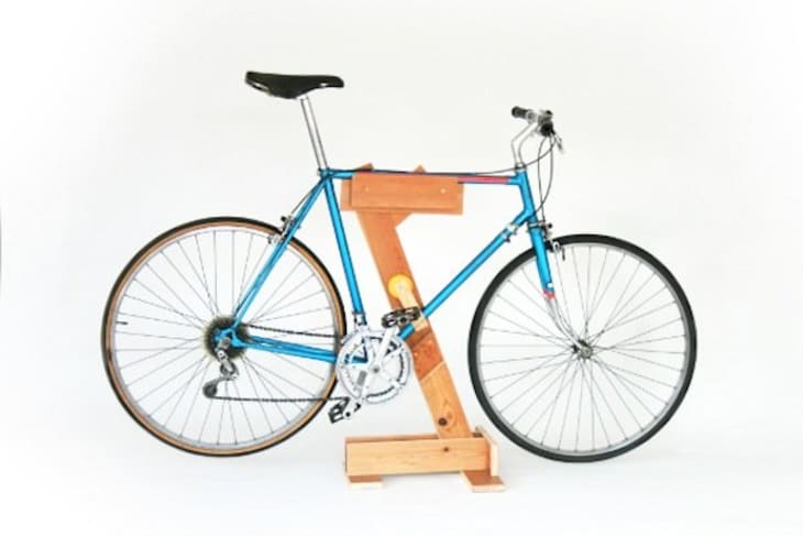 diy bicycle stand for exercise