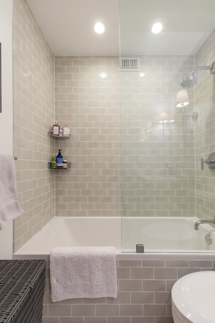A Stylish Small Bathroom Remodel Adds Storage Apartment A Stylish Small Bathroom Remodel Adds Storage Apartment