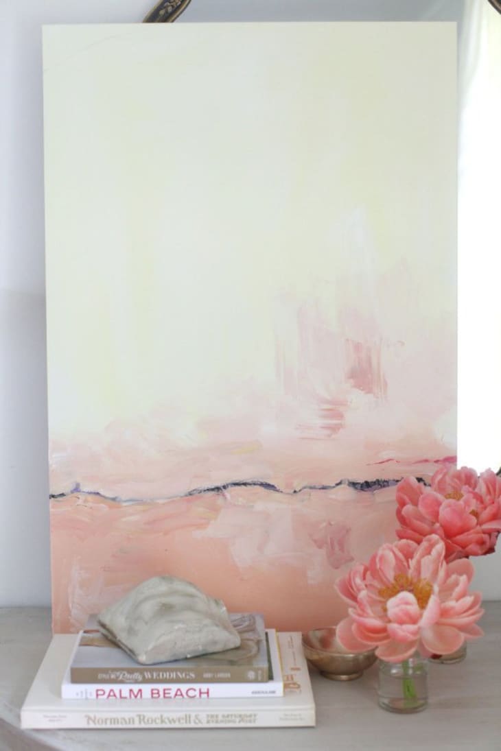 LiveLoveDIY: How To Make DIY Gold Leaf Abstract Art