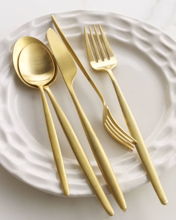 The Best Modern Gold (and Copper!) Flatware | Apartment Therapy