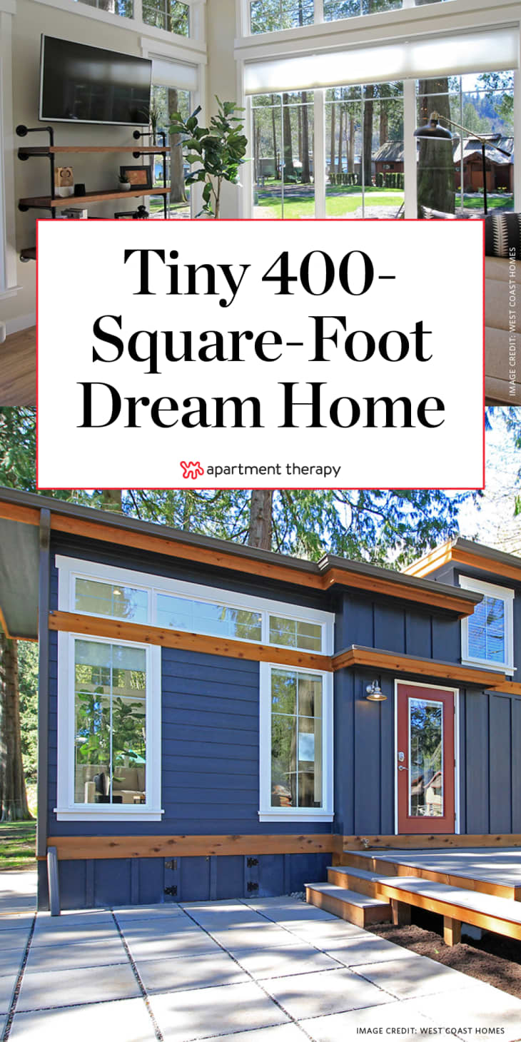 Full One Bedroom Tiny House Layout 400 Square Feet