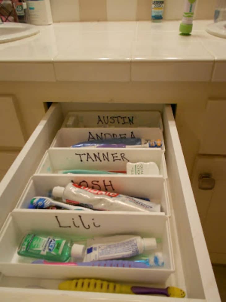 Organize It: The Kids Bathroom