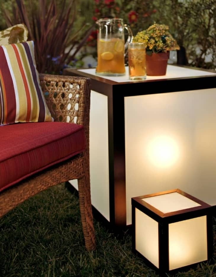 plans outdoor lighting lantern lights acrylic diy lowes optix cube sheets table sheet projects plexiglass outside clear patio build decor