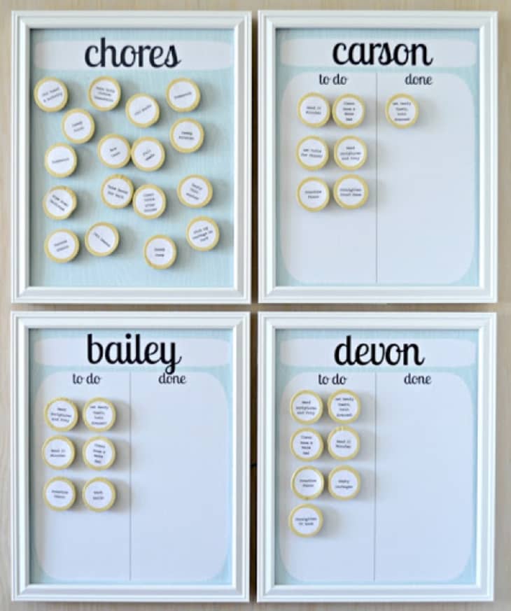 Chore Spinner Wheel -   Chores, Chore chart kids, Craft