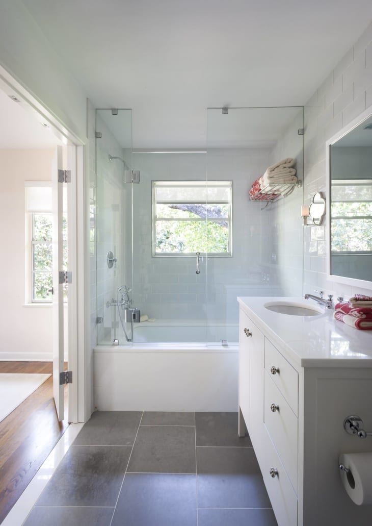 5 Fresh Ways To Shake Up The Look Of A Bathtub Shower Combo Apartment Therapy