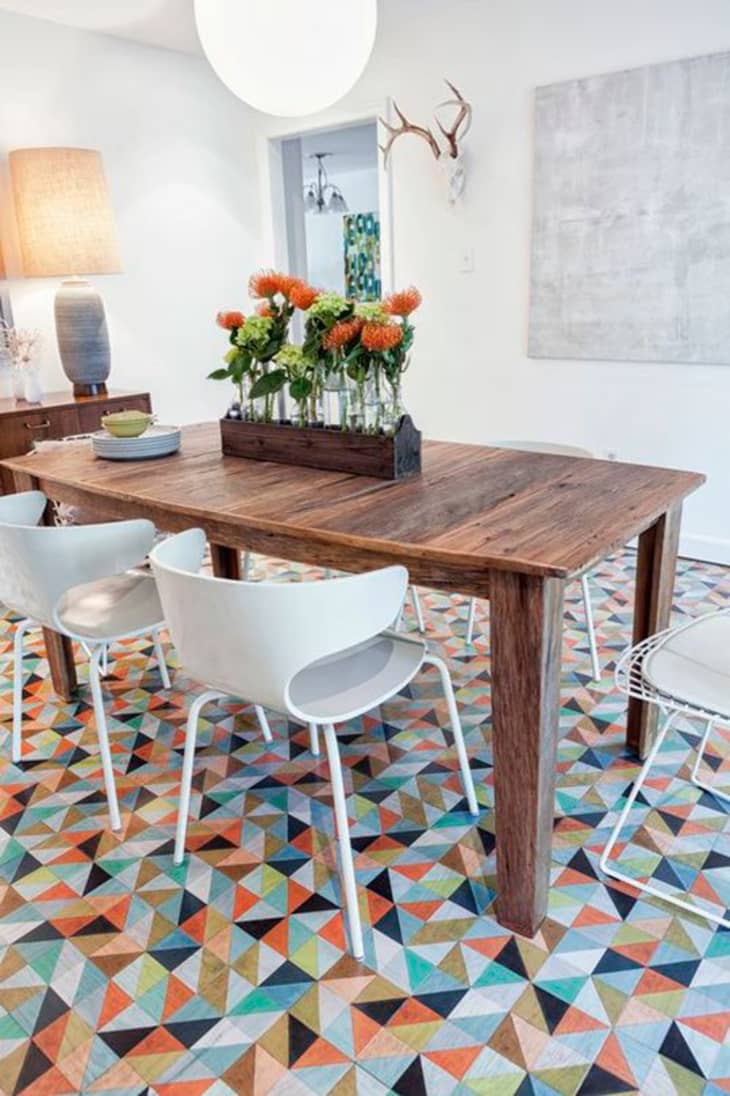 Take Another Look Vinyl Linoleum Tiles Can Actually Look Good Really Apartment Therapy