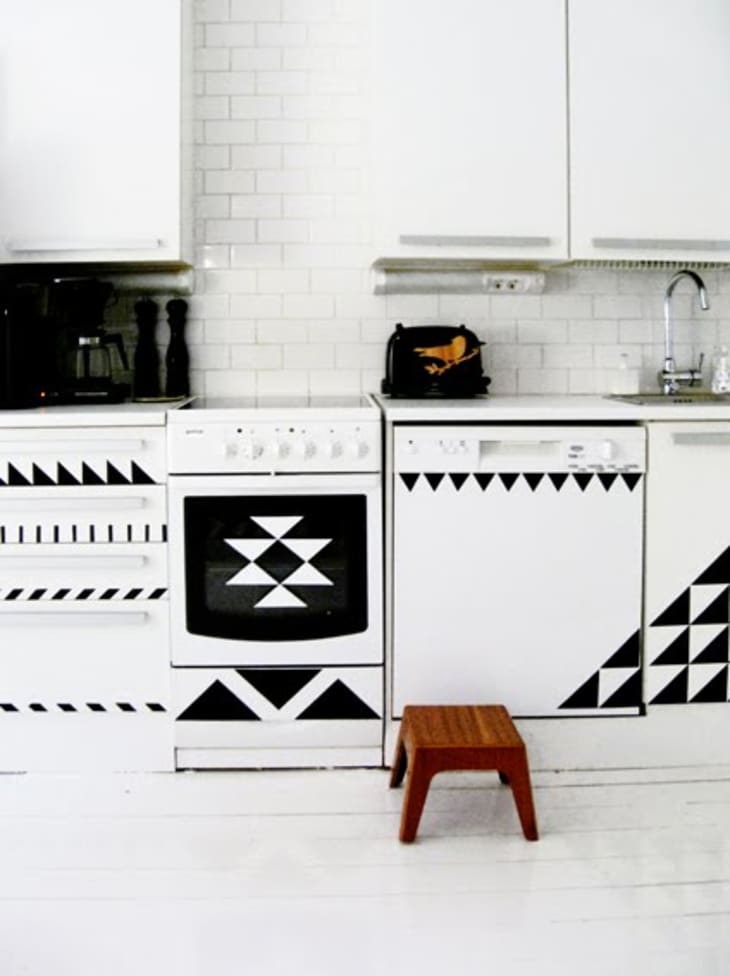 6 Clever Ways To Customize Kitchen Cabinets With Contact Paper Apartment Therapy