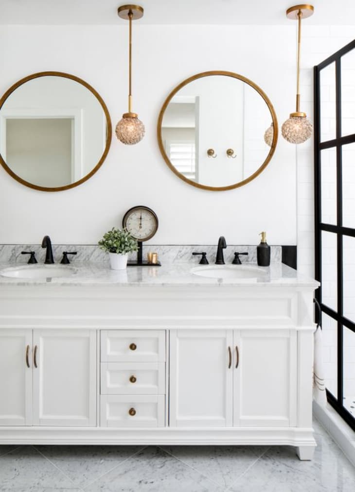 Round Bathroom Mirror Inspirations Shopping Picks Apartment Therapy