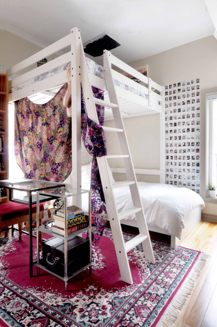 Elevated Loft Bed Hacks Ugrades Apartment Therapy